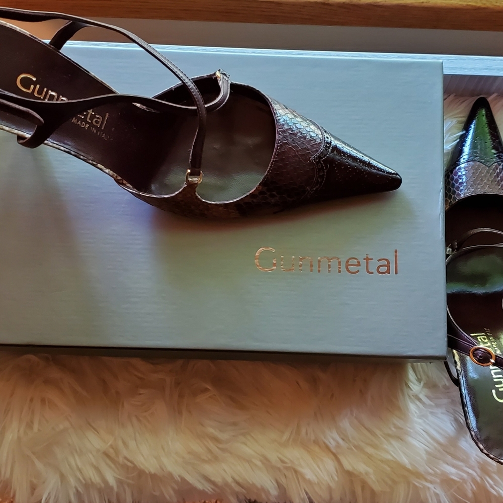 Strappy Stiletto Slingback Heels